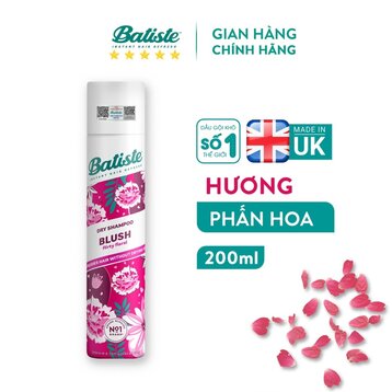 Dầu Gội Khô Batiste Hương Hoa Quyến Rũ 200ml