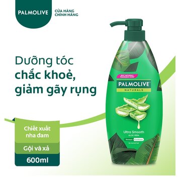 Dầu Gội Xả Palmolive Dưỡng Tóc Chắc Khoẻ Từ Nha Đam 600ml