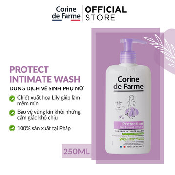 Dung Dịch Vệ Sinh Phụ Nữ Corine de Farme Từ Hoa Lily 250ml