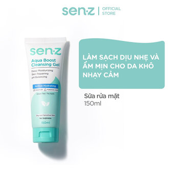 Gel Rửa Mặt Senz Chiết Xuất Trà Xanh Cấp Ẩm Sâu 150ml