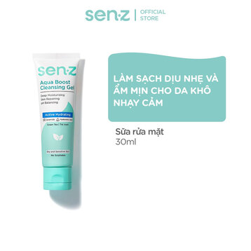 Gel Rửa Mặt Senz Chiết Xuất Trà Xanh Cấp Ẩm Sâu 30ml
