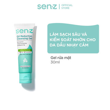 Gel Rửa Mặt Senz Từ Khổ Qua Thu Nhỏ Lỗ Chân Lông 30ml
