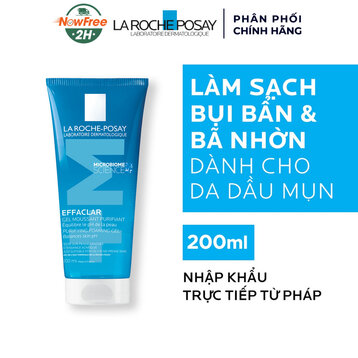 Gel Rửa Mặt La Roche-Posay Dành Cho Da Dầu, Nhạy Cảm 200ml