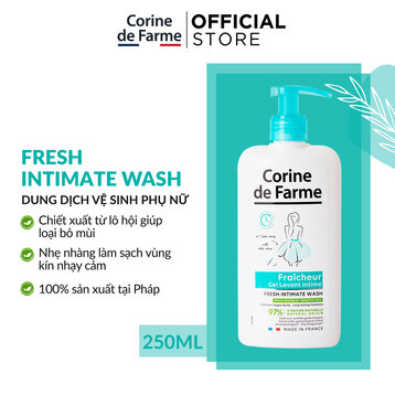 Gel Vệ Sinh Phụ Nữ Corine de Farme Tươi Mát Da 250ml