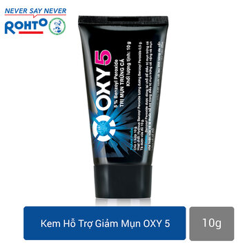 Kem Chấm Mụn Oxy 5 Giảm Mụn Bọc &amp; Mụn Trứng Cá 10g