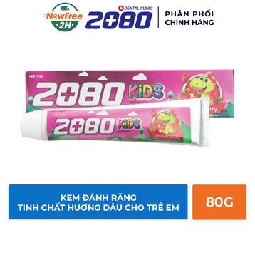 Kem Đánh Răng Dental Clinic 2080 Hương Dâu Cho Trẻ Em 80g