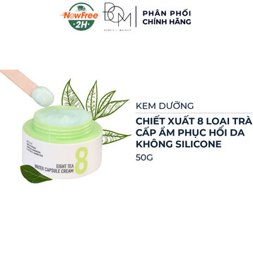 Kem Dưỡng B.O.M Chiết Xuất 8 Loại Trà Cấp Ẩm Da 50g