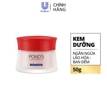 Kem Dưỡng Da Pond's Ngăn Ngừa Lão Hoá Cho Ban Đêm 50g