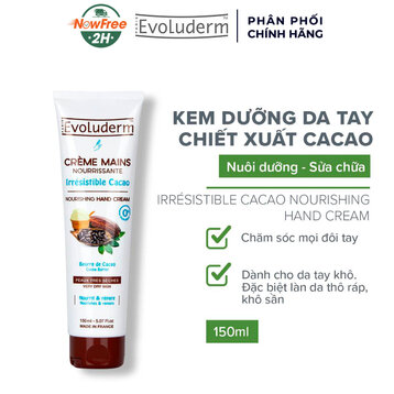 Kem Dưỡng Tay Evoluderm Tinh Chất Cacao Cho Da Rất Khô 150ml