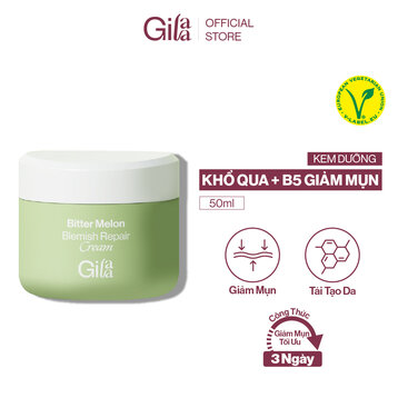 Kem Dưỡng Gilaa Khổ Qua &amp; B5 Phục Hồi Giảm Mụn 50ml