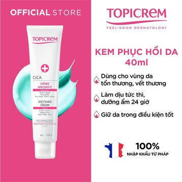 Kem Dưỡng Topicrem Phục Hồi Và Làm Êm Dịu Da 40ml