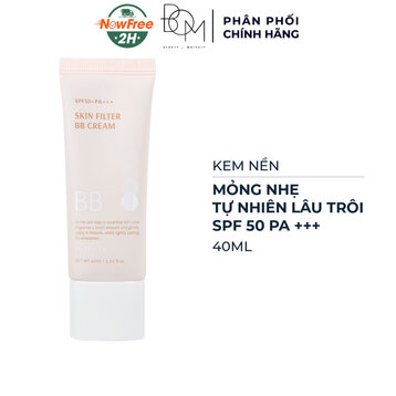 Kem Nền B.O.M Mỏng Nhẹ Tự Nhiên Lâu Trôi 40ml