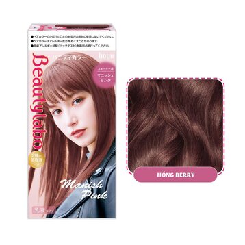 Thuốc Nhuộm Tóc Beautylabo Vanity Dạng Kem Hồng Berry 133ml