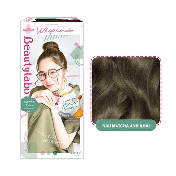 Thuốc Nhuộm Tóc Beautylabo Dạng Bọt Nâu Matcha Ánh Khói 125ml