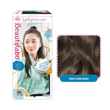 Thuốc Nhuộm Tóc Beautylabo Dạng Bọt Nâu Xám Khói 125ml