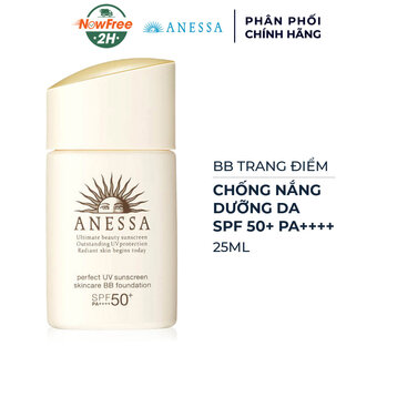 BB Trang Điểm Anessa Chống Nắng Dưỡng Da Màu Sáng 25ml