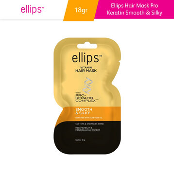 Kem Ủ Tóc Ellips Keratin Dưỡng Tóc Bóng Mượt 18g