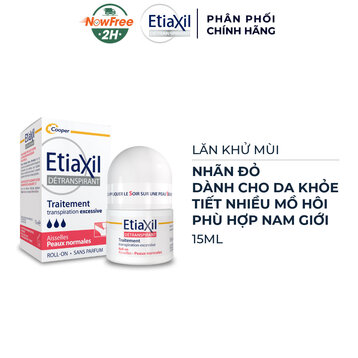 Lăn Khử Mùi EtiaXil Nhãn Đỏ Dành Cho Da Khoẻ 15ml