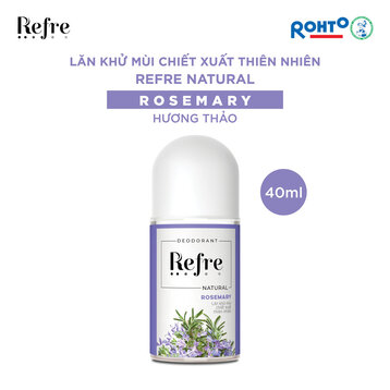 Lăn Khử Mùi Refre Natural Chiết Xuất Hương Thảo 40ml