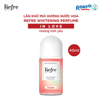 Lăn Khử Mùi Refre Whitening Perfume Hương Tình Yêu 40ml