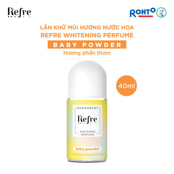Lăn Khử Mùi Refre Whitening Perfume Hương Phấn Thơm 40ml