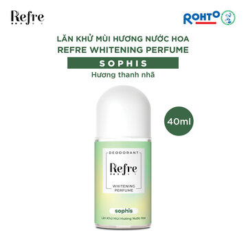 Lăn Khử Mùi Refre Whitening Perfume Hương Thanh Nhã 40ml