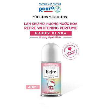Lăn Khử Mùi Refre x Hello Kitty Hương Hạnh Phúc 40ml