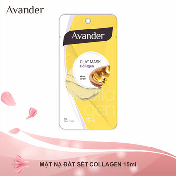 Mặt Nạ Avander Đất Sét Collagen Làm Căng Mịn Da 15ml