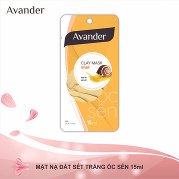 Mặt Nạ Avander Đất Sét Ốc Sên Giúp Phục Hồi Da 15ml