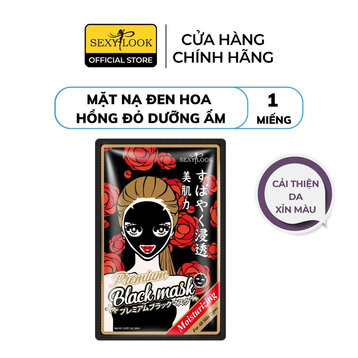 Mặt Nạ Đen Sexylook Hoa Hồng Đỏ Dưỡng Ẩm Ngừa Nếp Nhăn 28ml