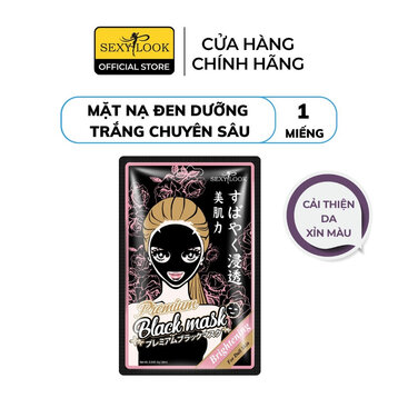 Mặt Nạ Đen Sexylook Ngọc Trai Dưỡng Sáng Da Chuyên Sâu 28ml
