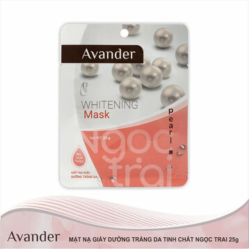 Mặt Nạ Avander Chiết Xuất Ngọc Trai Dưỡng Sáng Da 25g
