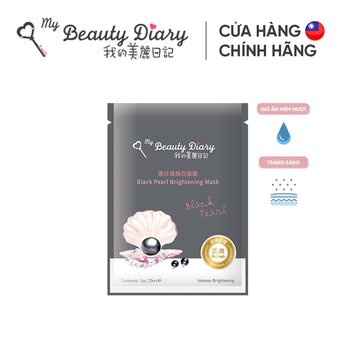 Mặt Nạ My Beauty Diary Ngọc Trai Đen Làm Sáng Da 23ml
