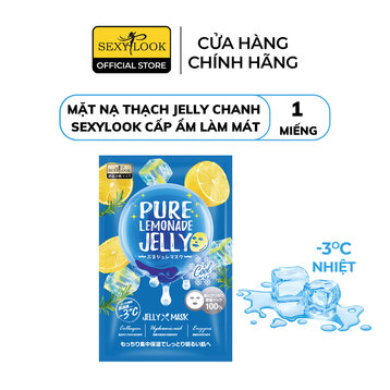Mặt Nạ Sexylook Thạch Jelly Chanh Cấp Ẩm Dịu Mát Da 38ml