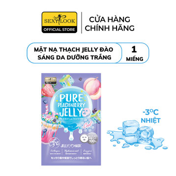 Mặt Nạ Sexylook Thạch Jelly Đào Dưỡng Sáng Da 38ml