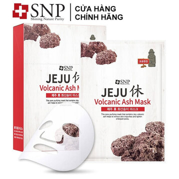 Mặt Nạ SNP Tro Núi Lửa Jeju Làm Sạch Lỗ Chân Lông