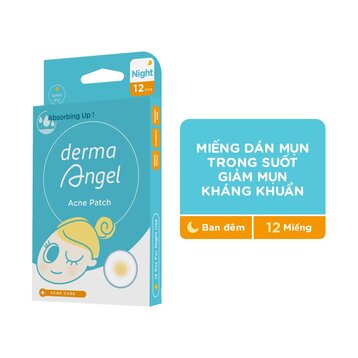 Miếng Dán Mụn Derma Angel Dùng Ban Đêm 12 Miếng