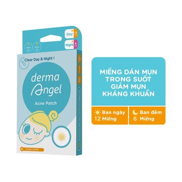Miếng Dán Mụn Derma Angel Dùng Cho Ngày &amp; Đêm 18 Miếng