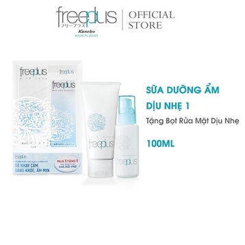 [Mua 1 Tặng 1] Freeplus Sữa Dưỡng Ẩm Dịu Nhẹ 1 + Sữa Rửa Mặt Dịu Nhẹ