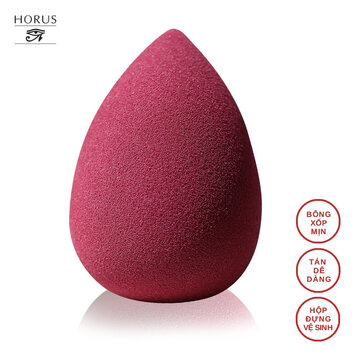 Mút Trang Điểm Horus 3D Beauty Sponge Hình Giọt Nước Màu Đỏ