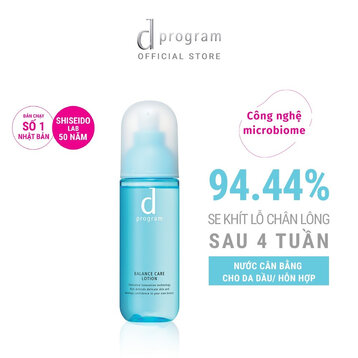 Nước Cân Bằng d program Cho Da Dầu, Hỗn Hợp 125ml