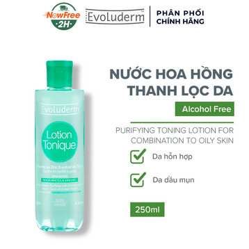 Nước Hoa Hồng Evoluderm Cho Da Hỗn Hợp Và Dầu Mụn 250ml