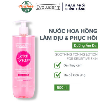 Nước Hoa Hồng Evoluderm Dành Cho Da Khô Và Nhạy Cảm 500ml