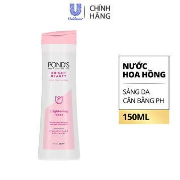 Nước Hoa Hồng Pond's Sáng Da, Cân Bằng pH 150ml