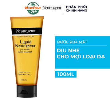 Nước Rửa Mặt Neutrogena Dịu Nhẹ Dành Cho Mọi Loại Da 100ml
