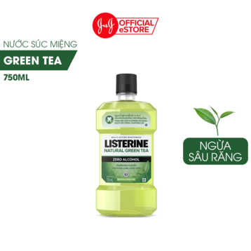 Nước Súc Miệng Listerine Trà Xanh Ngừa Sâu Răng 750ml