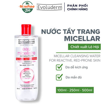 Nước Tẩy Trang Evoluderm Cho Da Mẫn Cảm, Kích Ứng 500ml