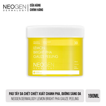 Pad Tẩy Da Chết Neogen Dermalogy Chanh PHA 30 Miếng