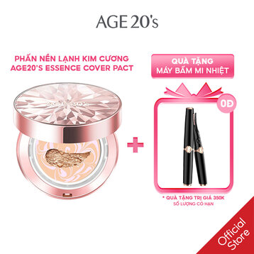 Phấn Nền Lạnh AGE 20's Kim Cương Hồng No.21 12.5g + Tặng Máy Bấm Mi Nhiệt
