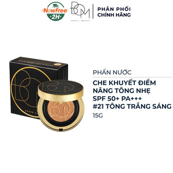 Phấn Nước B.O.M Che Khuyết Điểm #21 Tông Trắng Sáng 15g